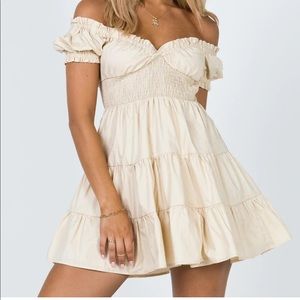 Princess Polly beige dress